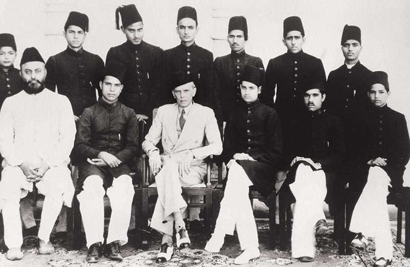 In this picture: Mr. Jinnah with the Muslim League - Jinnah: The Leader and the Father of a Nation