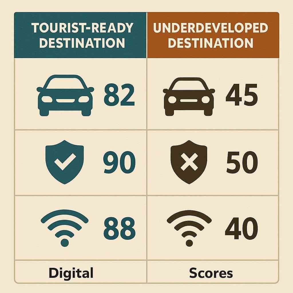 Tourism ready Destination vs Underconstruction destination in pakistan