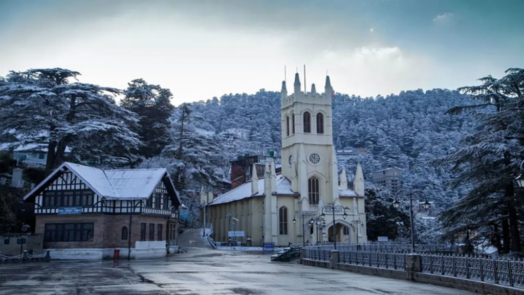 Tourists walking along Murree’s heritage trail visiting colonial landmarks