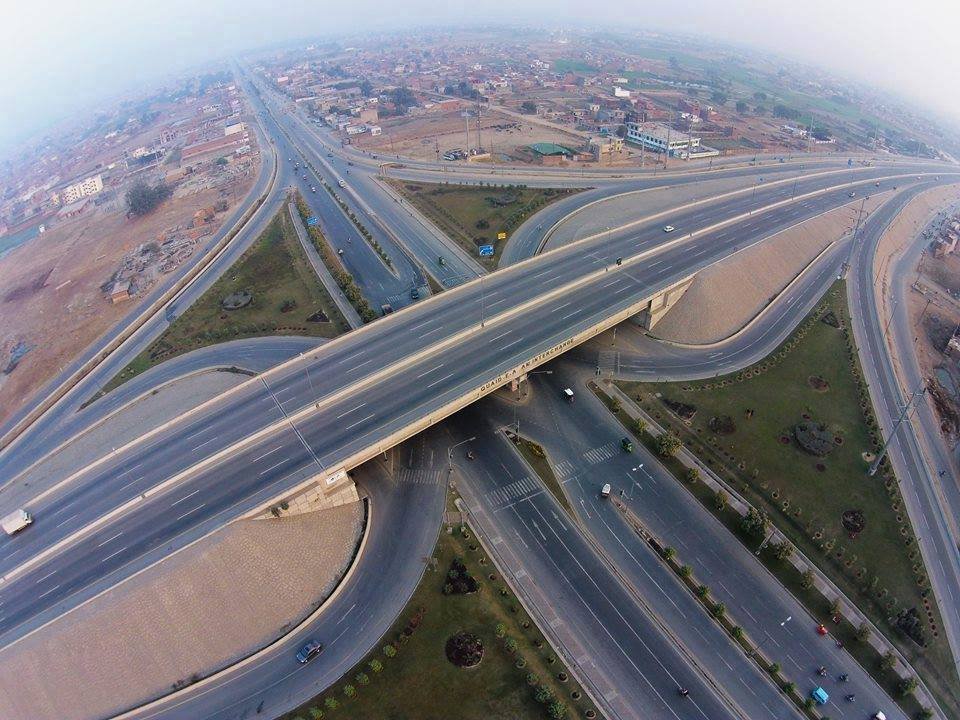 Quaid e Azam Interchange Lahore
