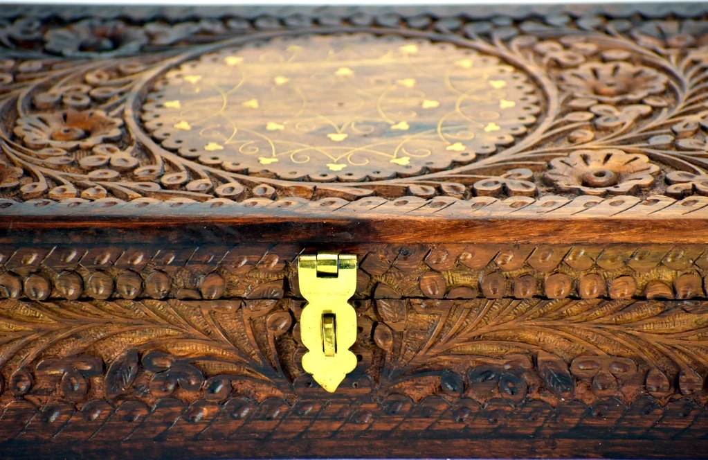 Woodcarvings and Brass Work